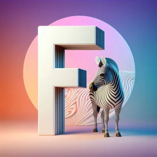 Zebra 2 — litera F