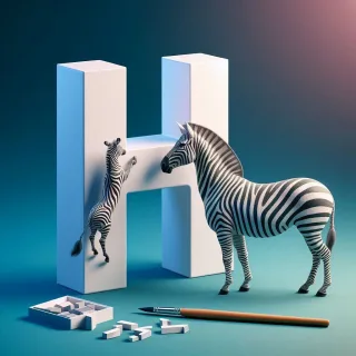 Zebra 2 — litera H