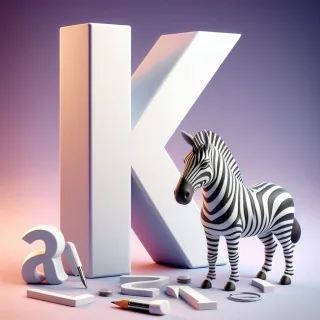 Zebra 2 — litera K