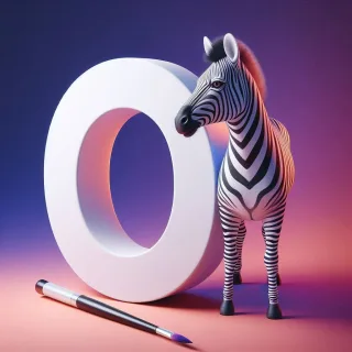 Zebra 2 — litera O