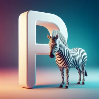 Zebra 2 — litera P