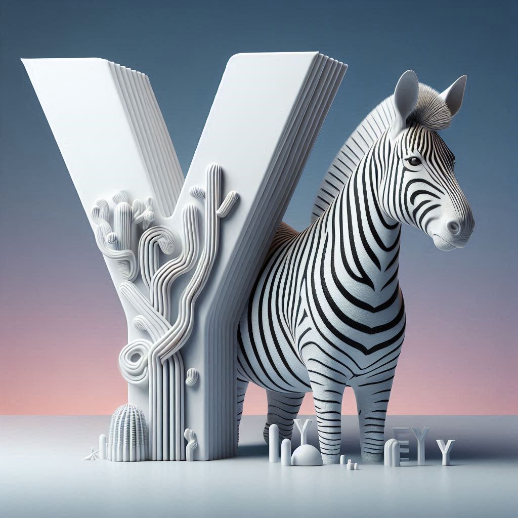 Zebra 2 — litera Y (wariant 2)