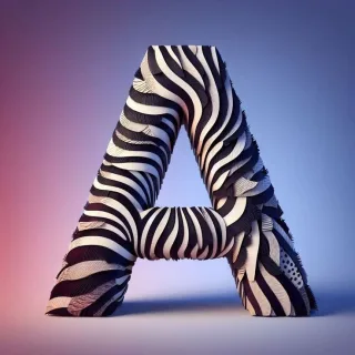 Zebra leather