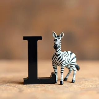 Zebra — litera L