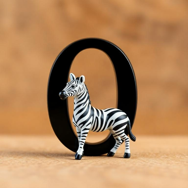 Zebra — litera O