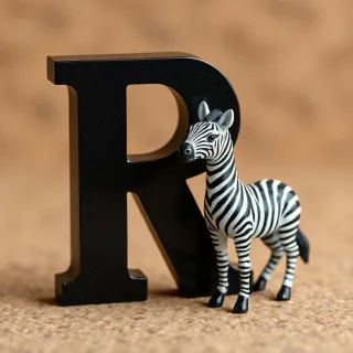 Zebra — litera R