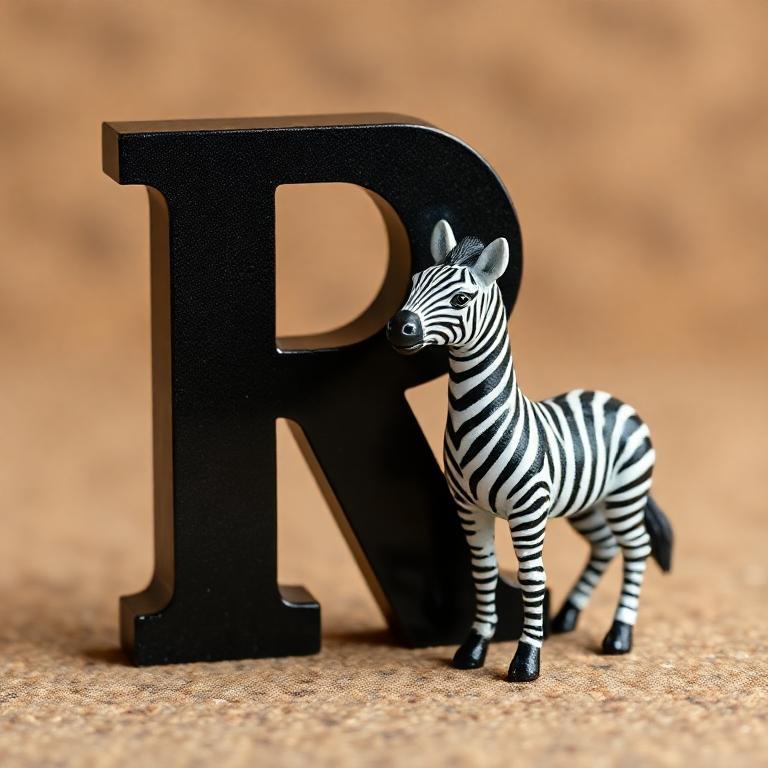 Zebra — litera R