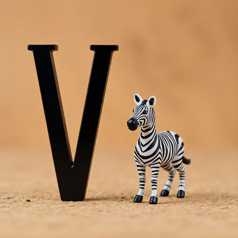 Zebra — litera V